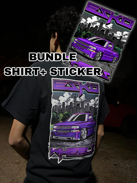 SHIRT + STICKER COMBO